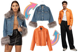 create ai product fashion model images for all social media platform