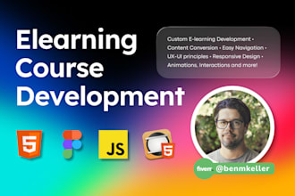 develop an interactive HTML5 and javascript elearning course using hype