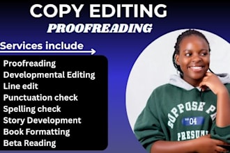 copy editing, book editing, and book proofreading english academic textbook