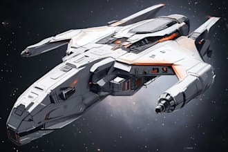 do detailed hard surface scifi assets