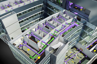 design high quality 3d bim models for construction and mep projects