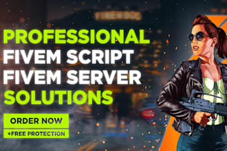 be your fivem developer with free 3rd party protection