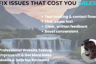 test your website user experience to help increase sales