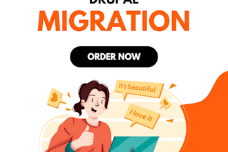 migrate your website to drupal 9 or 10 with clean, secure code