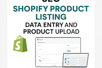 add products to shopify store with SEO titles and tags