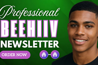 setup beehiiv newsletter template design beehive landing page manage beehiv acct