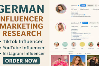 get top 50 german influencers for your brand and shop to increase sales