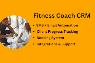 set up gohighlevel automation and CRM for fitness coaches