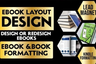 kindle ebook formatting ebook layout design amazon KDP hardcover book 3d mockup