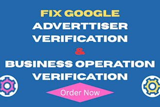 complete business operation verification, fix bov issue and reactive google ads