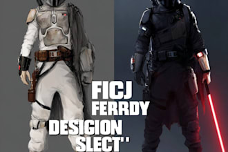 design your sci fi and star wars character