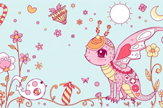 create clean and unique doodle art designs
