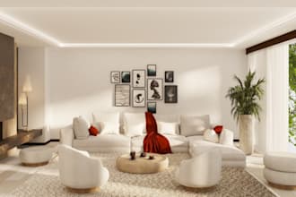 renew 3d house interior rendering, architecture apartment layout,solarium design