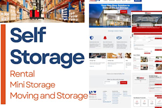 set self storage ads design storage units website  mini storage facility leads
