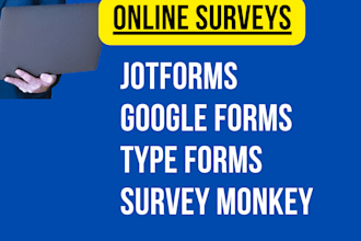 create online surveys, google form, questionnaire, quiz, survey form, jotform