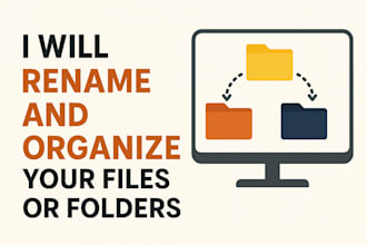rename and organize your files or folder neatly