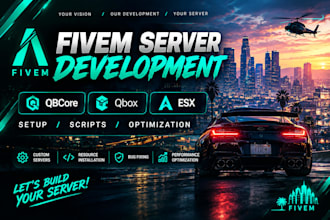 create and setup your fivem server with qbcore, qbox or esx
