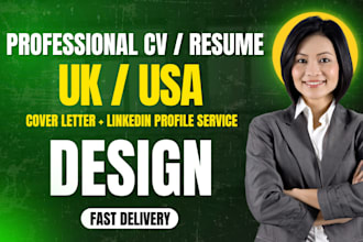 redesign review  build ats cv resume maker uk usa update cover letter design