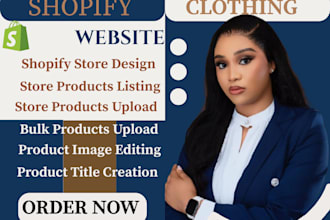 build shopify clothing website for shopify fashion streetwear store