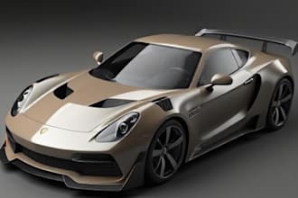 create 3d car modeling and rendering in blender for 3d printing