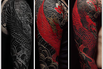 make awesome original japanese tattoo, irezumi tattoo design