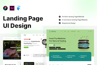 design modern landing page with figma and framer