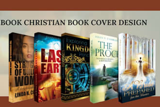 do ebook christian book cover design, amazon kindle paperback, kdp spiritual art
