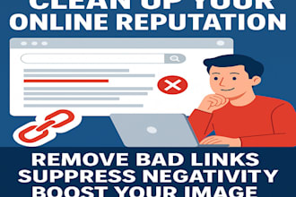 clean up your online reputation by removing harmful links