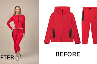 design hyper realistic ai fashion model for clothing brand, fast delivery