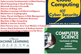 do cloud computing it machine learning iot networking ai cybersecurity research