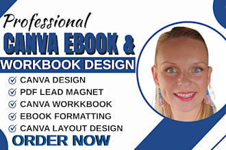 do canva ebook design lead magnet workbook ebook formatting and layout design