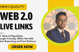 provide 50 high authority web 2 0 backlinks