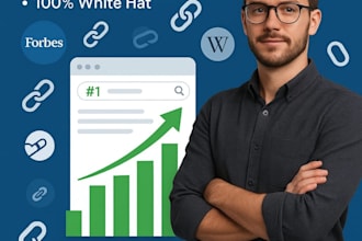 skyrocket ranking with monthly SEO backlinks high domain