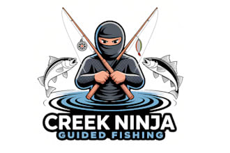 design awesome sports fishing logo