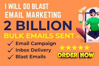 send 470 million bulk emails, email blast, cold email campaigns, SMS marketing
