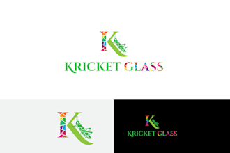 design stained glass artist logo