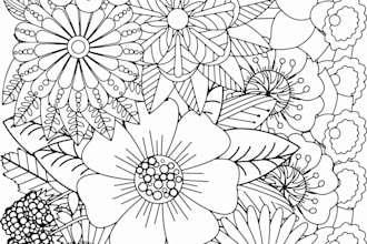 make coloring book pages flower mandala