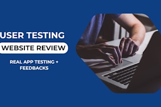 professionally test your website ios app, game or UX for bugs and usability