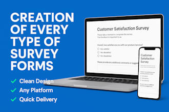 create professional survey forms for any purpose