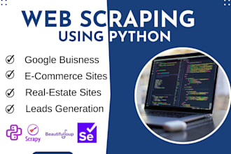 python web scraping, data mining, web scraper, data scraper, API scraping, crawl