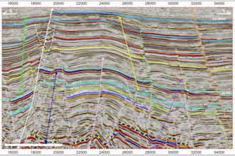 interpret 2d seismic data for structural mapping