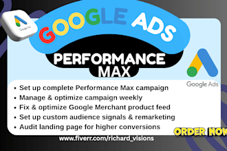setup optimize google shopping search ads performance max campaign adwords ppc
