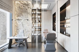 renew 3d health care interior,3d floor plan, treatment room,cgi clinic setup,lab