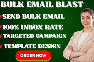 send bulk email blasts, mass cold emails, inbox email campaigns with no spam