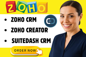 setup zoho crm campaign zoho creator suitedash automation suitedash portal zoho