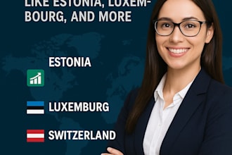 register your company, open vat and bank account in ee, pl, mt, se, nl
