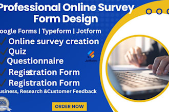 design online surveys google forms questionnaires jotforms and market research