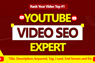 do complete youtube video SEO with expert strategies