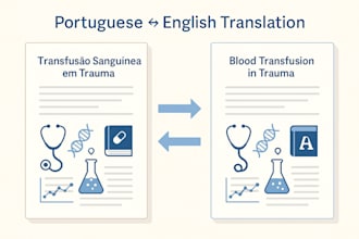 translate your medical, academic or general text from portuguese to english