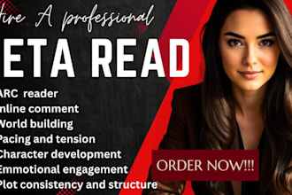 beta read fantasy sci fiction novel romance ya thriller mystery book feedback